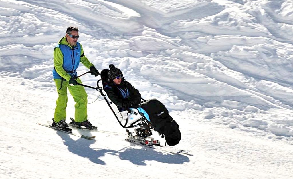 le tempo'duo, fauteuil de descente de ski alpin piloté