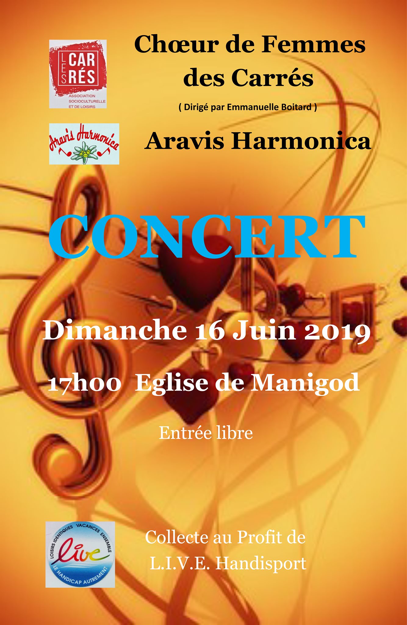 Affiche concert Manigod